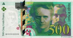 500 Francs PIERRE ET MARIE CURIE FRANCE  1994 F.76.01