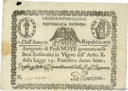 9 Paoli ITALIE  1798 PS.539 TTB