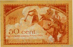 50 Centimes FRANCE regionalism and miscellaneous 1919 JP