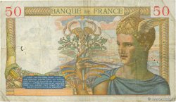 50 Francs CÉRÈS modifié FRANCE  1938 F.18.18 B+