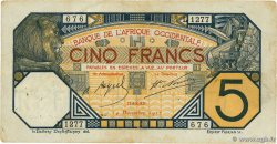5 Francs DAKAR AFRIQUE OCCIDENTALE FRANÇAISE (1895-1958) Dakar 1922 P.05Bb