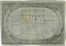 500 Livres  FRANCIA  1794 Ass.47a BC