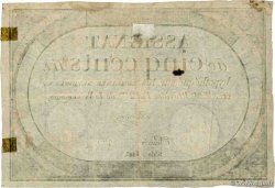 500 Livres  FRANCIA  1794 Ass.47a BC