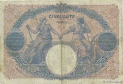 50 Francs BLEU ET ROSE FRANCIA  1913 F.14.26 RC+