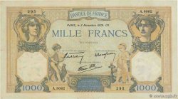 1000 Francs CÉRÈS ET MERCURE type modifié FRANCIA  1939 F.38.38