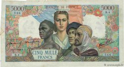 5000 Francs EMPIRE FRANÇAIS FRANCIA  1942 F.47.01