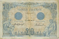 20 Francs BLEU FRANCE 1912 F.10.02