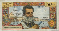 50 Nouveaux Francs HENRI IV FRANCIA  1959 F.58.02