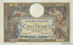 100 Francs LUC OLIVIER MERSON sans LOM FRANCE  1919 F.23.11