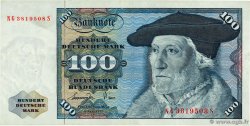 100 Deutsche Mark GERMAN FEDERAL REPUBLIC  1977 P.34b VF