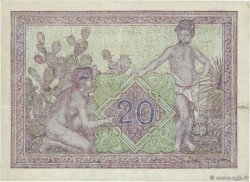 20 Francs ALGERIA  1945 P.092b VF