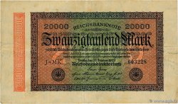 20000 Mark ALLEMAGNE  1923 P.085b