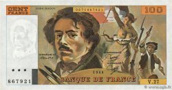 100 Francs DELACROIX modifié FRANCIA  1980 F.69.04a