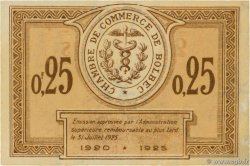 25 Centimes Annulé FRANCE regionalismo e varie Bolbec 1920 JP.029.02 q.FDC