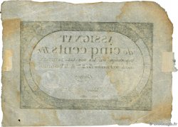 500 Livres  FRANCIA  1794 Ass.47a MB
