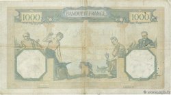 1000 Francs CÉRÈS ET MERCURE type modifié FRANCIA  1937 F.38.03 MB