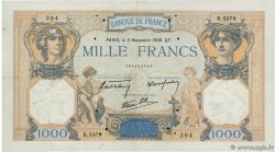1000 Francs CÉRÈS ET MERCURE type modifié FRANCIA  1938 F.38.32