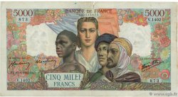 5000 Francs EMPIRE FRANÇAIS FRANCIA  1945 F.47.45