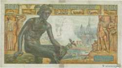 1000 Francs DÉESSE DÉMÉTER FRANCE  1943 F.40.22 TTB