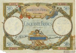 50 Francs LUC OLIVIER MERSON FRANCE  1929 F.15.03
