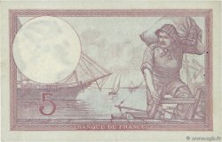 5 Francs FEMME CASQUÉE FRANCE  1933 F.03.17 XF