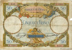 50 Francs LUC OLIVIER MERSON type modifié FRANKREICH  1933 F.16.04
