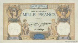 1000 Francs CÉRÈS ET MERCURE FRANCE  1931 F.37.06 pr.SUP