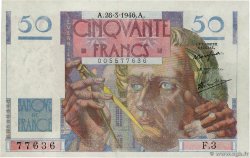 50 Francs LE VERRIER FRANCE  1946 F.20.02 TTB