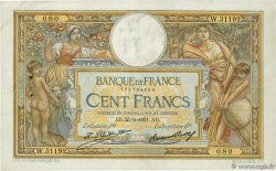100 Francs LUC OLIVIER MERSON grands cartouches FRANCE  1931 F.24.10 pr.TTB