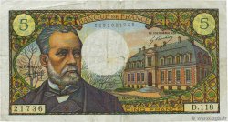 5 Francs PASTEUR FRANCE  1970 F.61.12 TB
