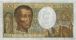 200 Francs MONTESQUIEU FRANCE  1987 F.70.07 pr.TTB