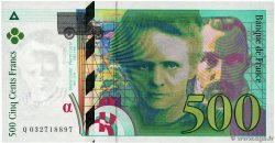 500 Francs PIERRE ET MARIE CURIE FRANCE 1995 F.76.02