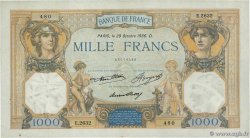 1000 Francs CÉRÈS ET MERCURE FRANCE  1936 F.37.09 TTB+