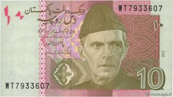 10 Rupees PAKISTAN  2013 P.45h UNC