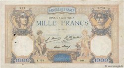 1000 Francs CÉRÈS ET MERCURE FRANCE  1928 F.37.02 B+