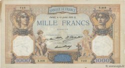 1000 Francs CÉRÈS ET MERCURE FRANCE  1930 F.37.05 TB+