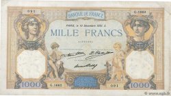 1000 Francs CÉRÈS ET MERCURE FRANCE  1931 F.37.06 TTB
