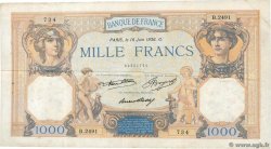 1000 Francs CÉRÈS ET MERCURE FRANCE  1936 F.37.09 TB+