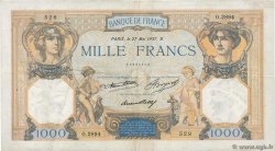 1000 Francs CÉRÈS ET MERCURE FRANCE  1937 F.37.10