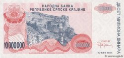 10000000 Dinara KROATIEN  1994 P.R34a ST
