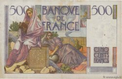 500 Francs CHATEAUBRIAND FRANCIA  1946 F.34.04 BC+