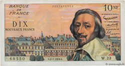 10 Nouveaux Francs RICHELIEU FRANCE  1959 F.57.02 XF-