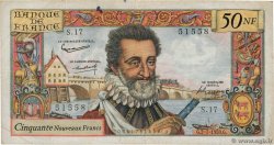 50 Nouveaux Francs HENRI IV FRANCE  1959 F.58.02 F
