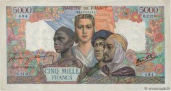 5000 Francs EMPIRE FRANÇAIS FRANCE  1946 F.47.52 pr.TTB