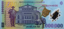 1000000 Lei ROMANIA  2003 P.116a AU+