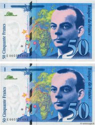 50 Francs SAINT-EXUPÉRY Consécutifs FRANKREICH  1993 F.72.02