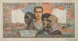 5000 Francs EMPIRE FRANÇAIS FRANCE  1946 F.47.50 pr.TTB