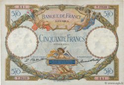 50 Francs LUC OLIVIER MERSON FRANCE  1928 F.15.02 TB