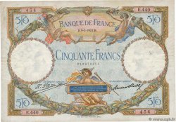 50 Francs LUC OLIVIER MERSON FRANCE  1927 F.15.01 F