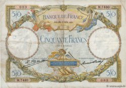50 Francs LUC OLIVIER MERSON type modifié FRANCIA  1931 F.16.02 RC+